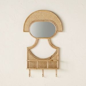 Target Figure Mirror with Basket - Opalhouse designed with Jungalow